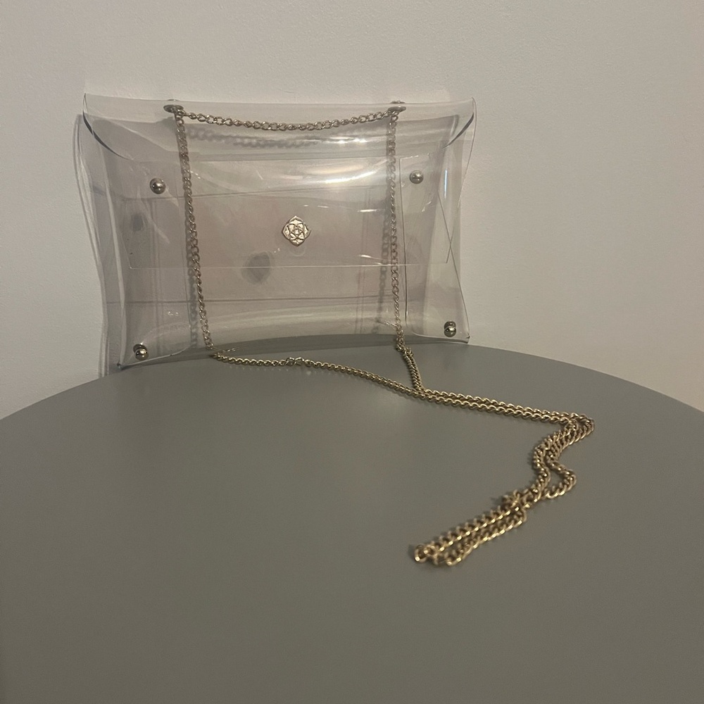 Kendra Scott Transparent Chain Shoulder Bag
